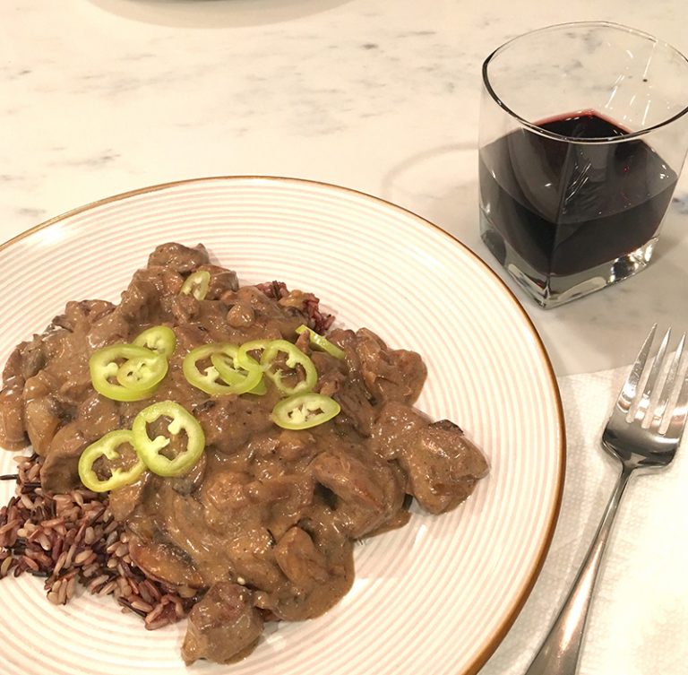 Sharptail Stroganoff