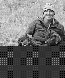 Kali with a Blue Grouse